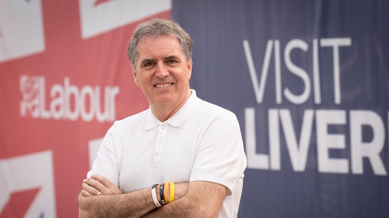 Metro Mayor of the Liverpool City Region Steve Rotheram in Liverpool ahead of the start of the Labour Party conference. Pic: PA