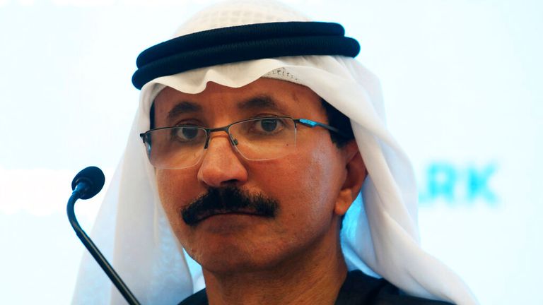 DP World chief executive Sultan Ahmed bin Sulayem. Pic: AP eiqrdidtdiquqinv