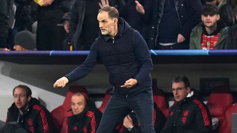 File photo dated 19-04-2023 of Thomas Tuchel, who will leave his role as Bayern Munich head coach at the end of the season, the Bundesliga club have announced. Issue date: Wednesday February 21, 2024.

