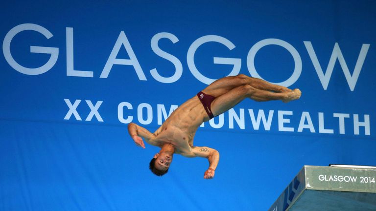 File photo dated 02-08-2014 of England's Tom Daley during the Diving Men's 10m Platform Final at the Royal Commonwealth Pool in Edinburgh, during the 2014 Glasgow Commonwealth Games. PRESS ASSOCIATION Photo. Issue date: (enter date here). See PA story (enter Topic Keyword). Photo credit should read Andrew Milligan/PA Wire.