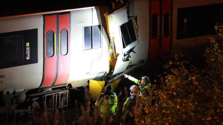 Wales train crash: Passenger dead and 15 in hospital after collision in Powys