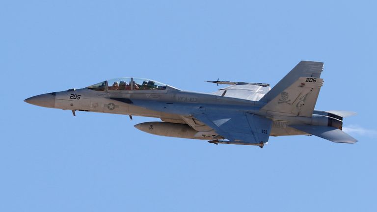 Chuck Coleman prepared the film cast for flying in F-18 Hornet pic: AP 