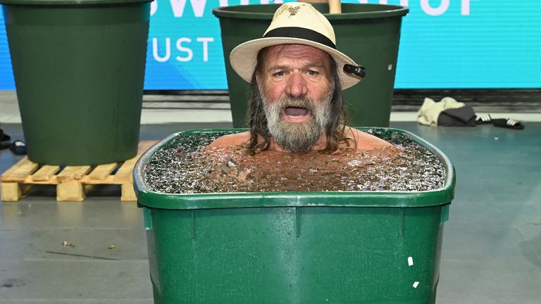 Wim Hof. Pic: Horst Galuschka/picture-alliance/dpa/AP