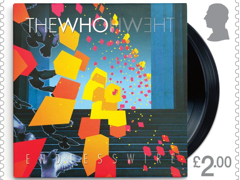 Sello que aparece en la portada del álbum Endless Wire de The Who. Imagen: B.A.