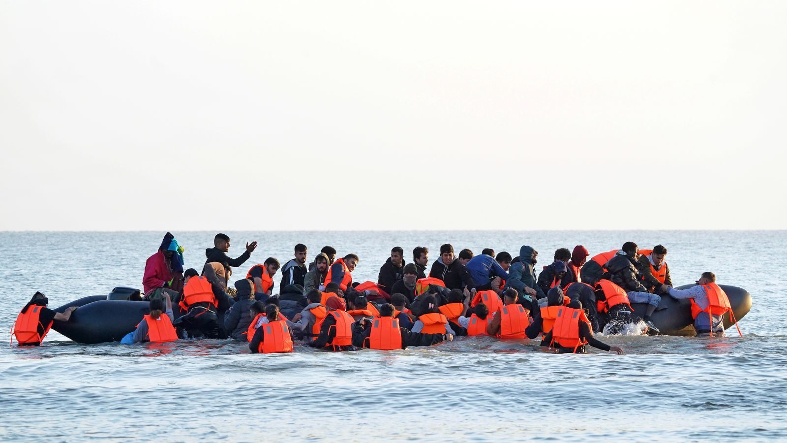 More than 36,000 migrants crossed English Channel to UK in 2024 - up 25% on 2023