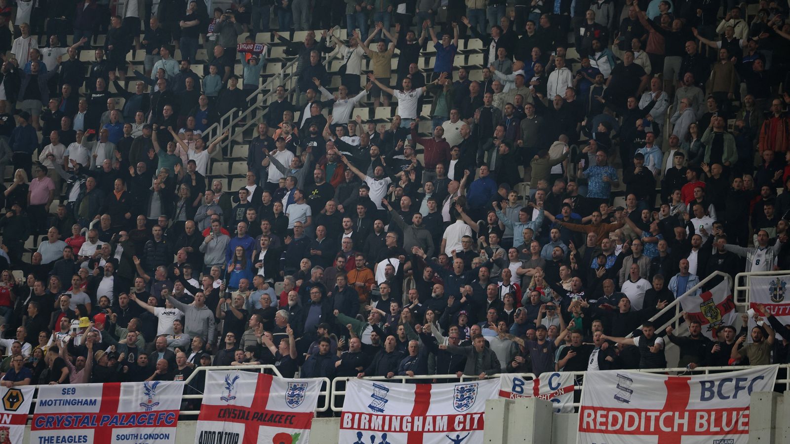 England Fans Criticize Heavy Policing in Athens