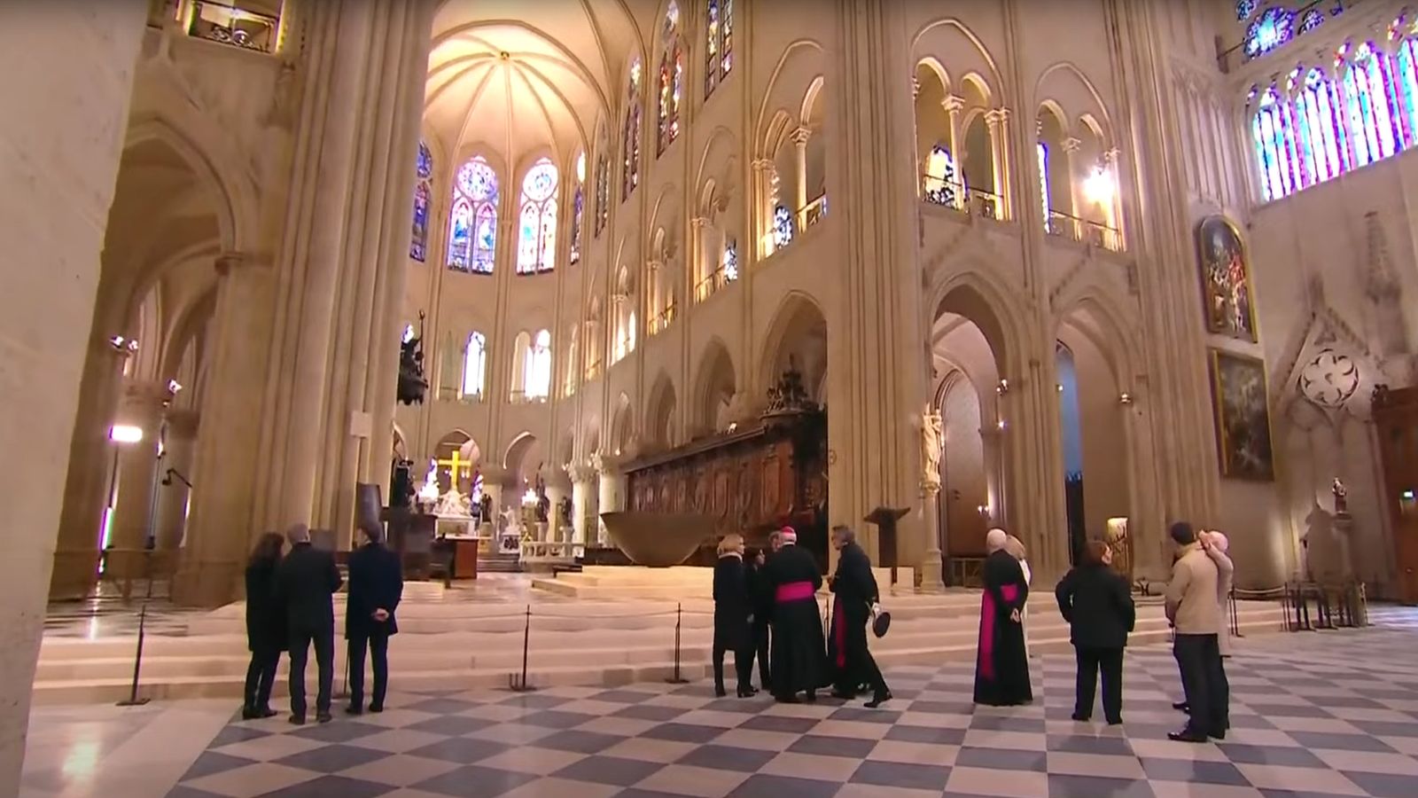 First glimpse inside restored Notre-Dame cathedral five years after devastating fire