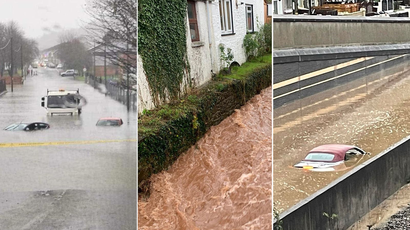 Storm Bert latest: Major incident declared as ‘devastating’ flooding hits South Wales