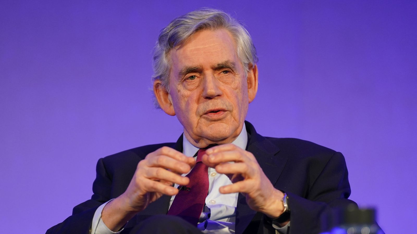 Gordon Brown suggests people on top rate of income tax should be excluded from winter fuel
