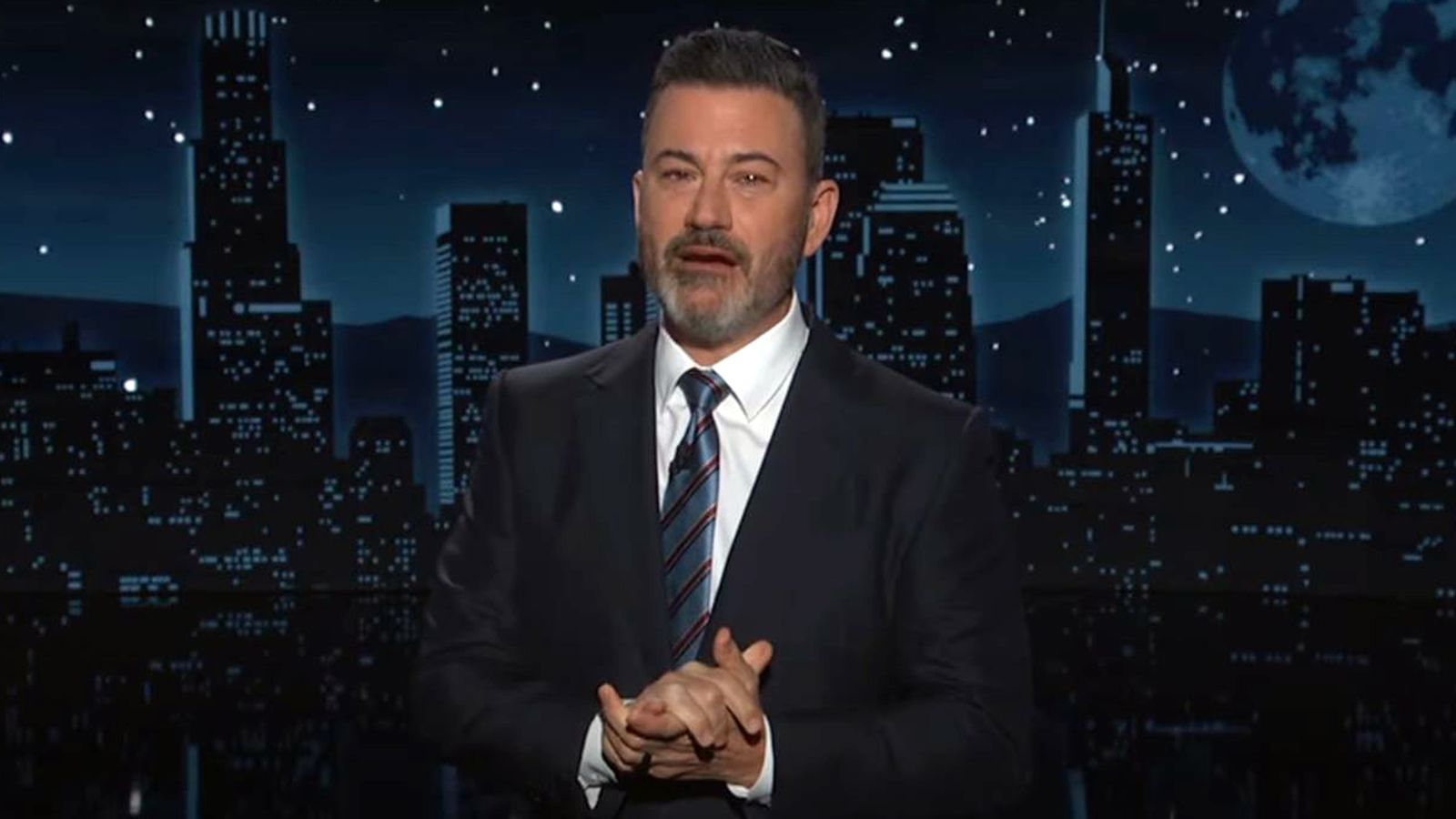 Jimmy Kimmel on verge of tears as he calls Trump win ‘terrible night’