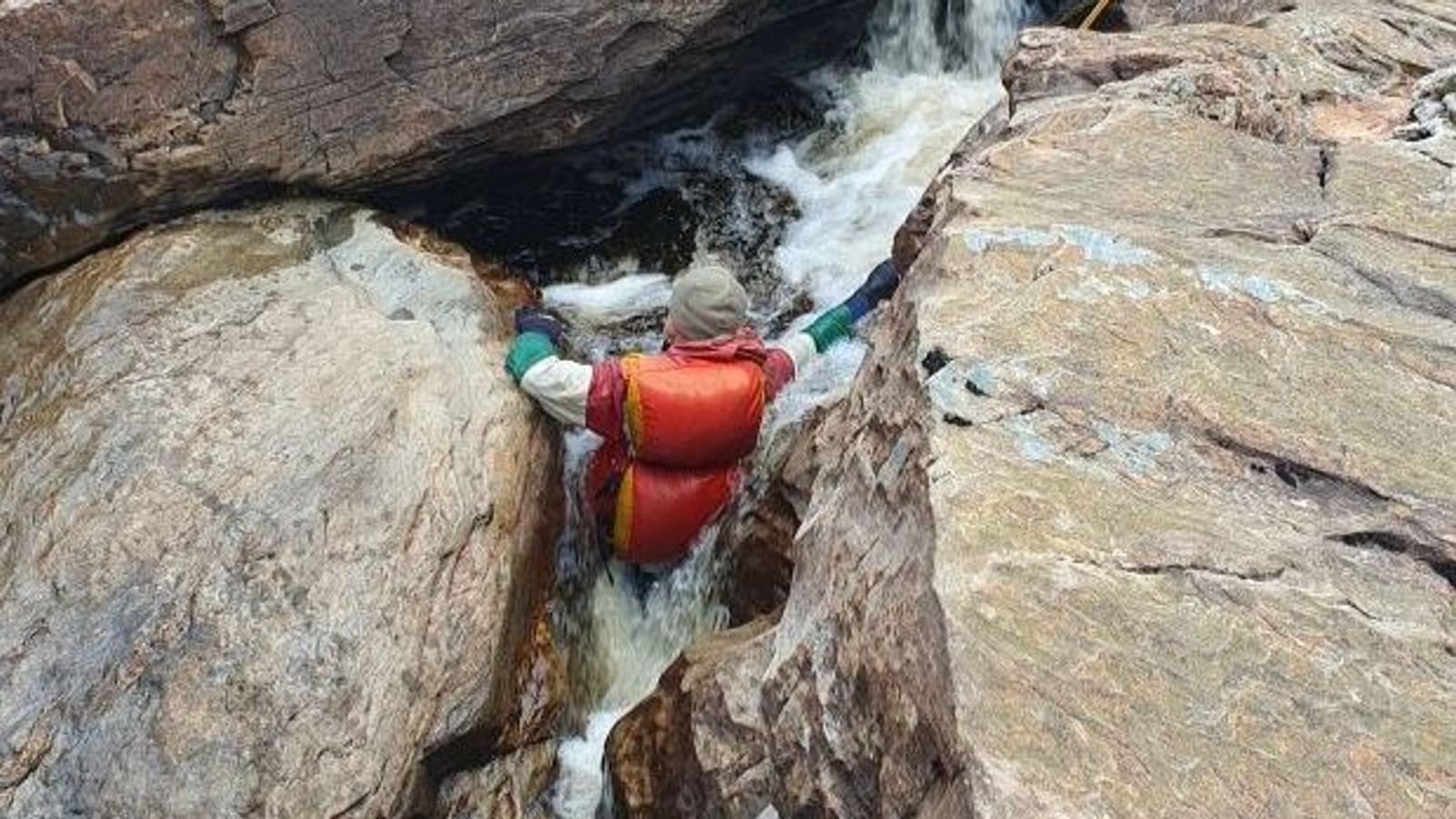 Kayaker in Tasmania has leg amputated after becoming ‘wedged’ between rocks in river