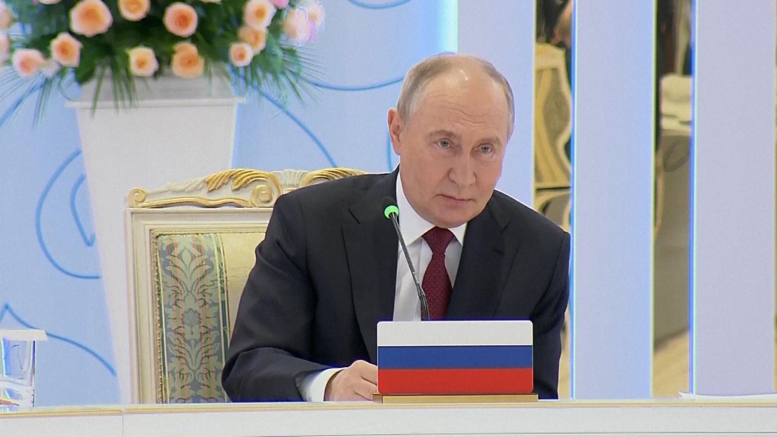 Vladimir Putin threatens to hit ‘decision-making centres’ in Ukraine with new missile