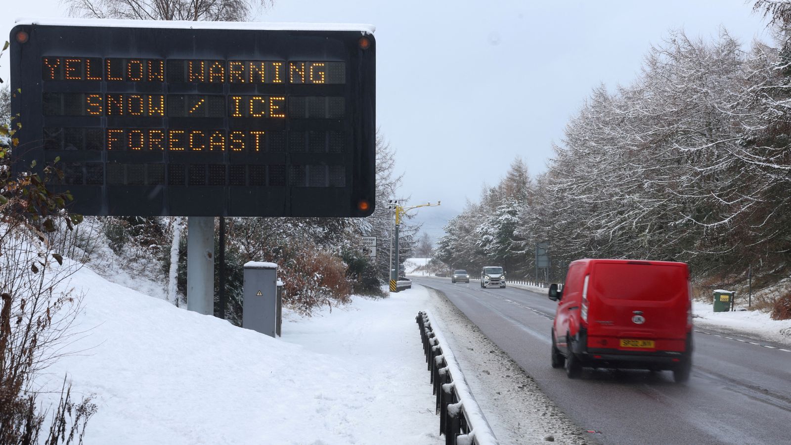 Storm Bert: Snow, rain and wind as weather warnings cover most of UK