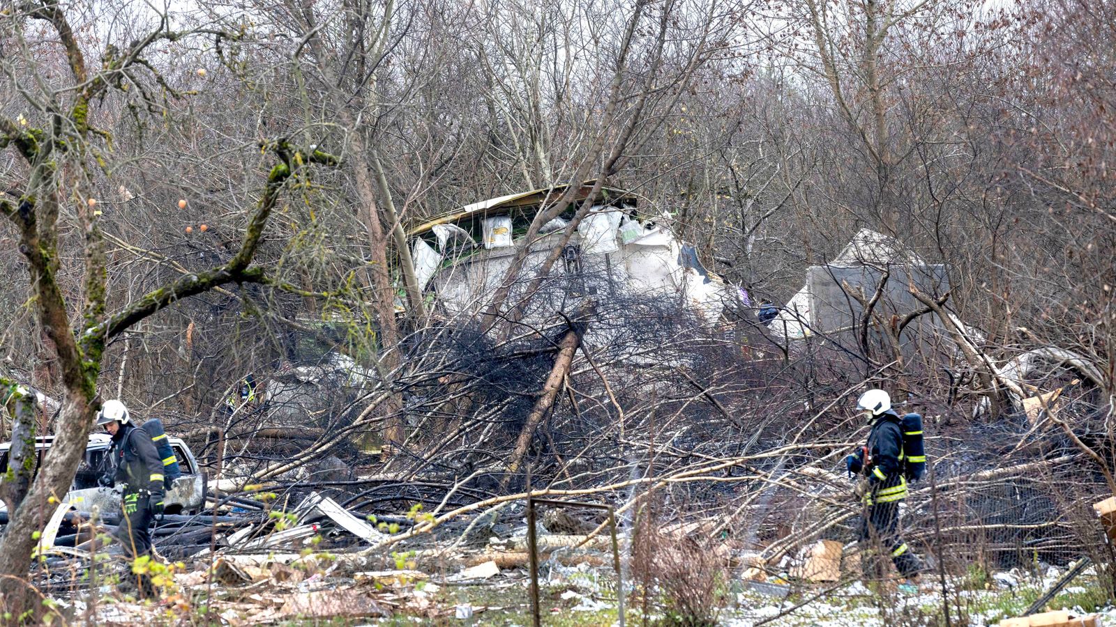 At least one dead after DHL cargo plane crashes into house in Lithuania | World News