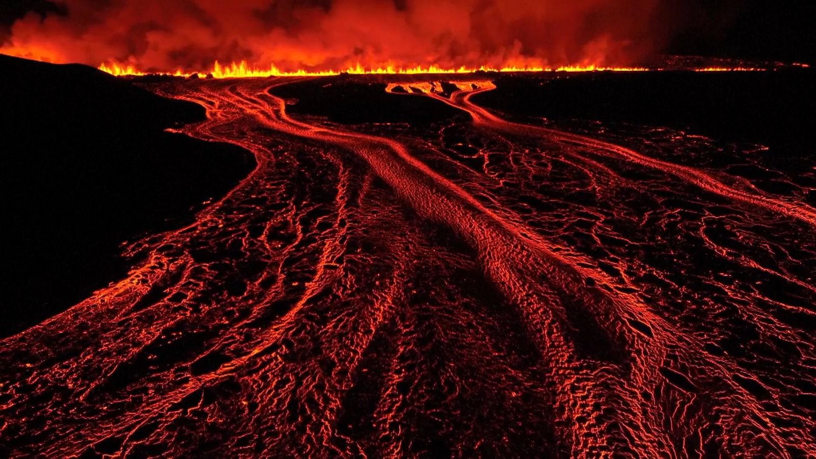 Volcano erupts for seventh time in a year in Iceland creating big ...