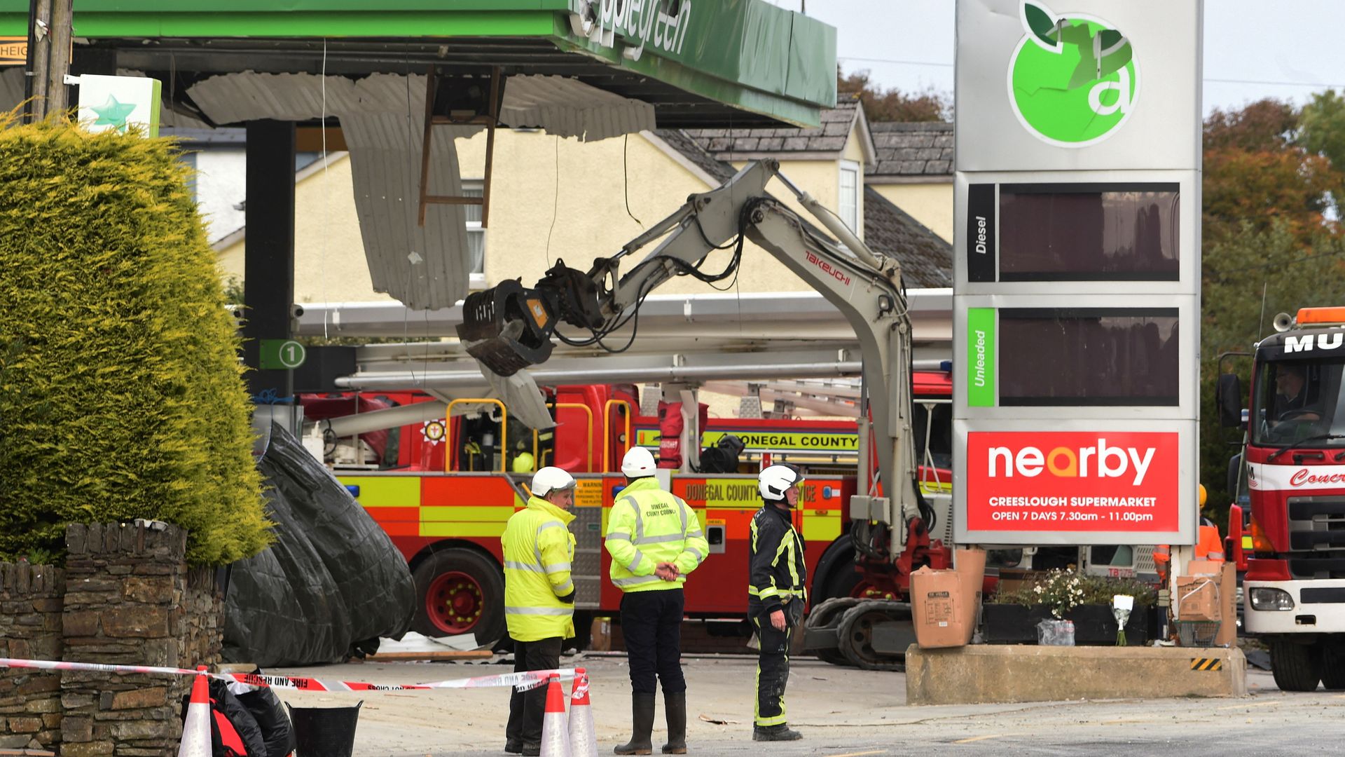 Man arrested over fatal Donegal service station explosion