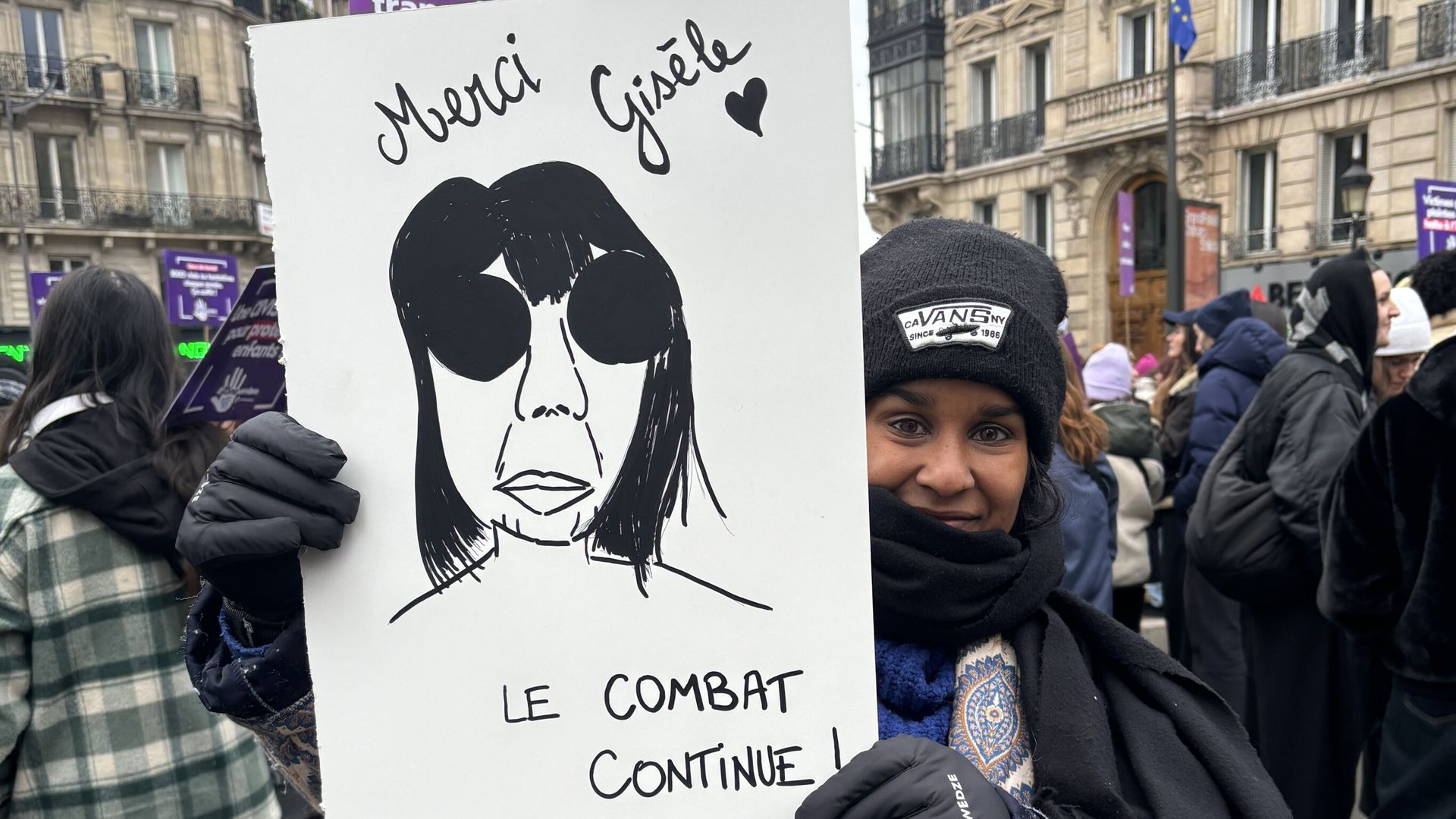 Protests across France call for end to 'sexist and misogynistic' culture amid mass rape trial