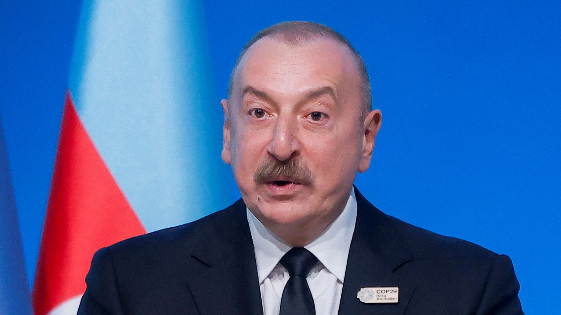 Azerbaijan president hails oil and gas as ‘gift from God’ as he lambasts climate activists in COP29 opening speech