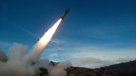Live fire testing of the US Army Tactical Missile System. File pic: AP