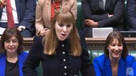 Angela Rayner stood in for Sir Keir Starmer. Pic: Parliament via PA