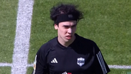 YouTuber Ivan Buhajeruk, known as Spreen, starting for Deportivo Riestra.
Pic: AP