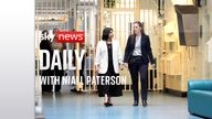  Justice Secretary Shabana Mahmood, with Governor Sarah Bott, during a visit to  HMP Bedford.