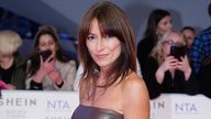 Davina McCall arrives for the National Television Awards at the O2 Arena, London. Picture date: Wednesday September 11, 2024.

