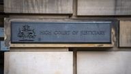 The High Court in Edinburgh. Pic: PA