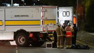 A bomb disposal unit outside Buchanan Bus Station in Glasgow city centre. Three men have been arrested and the bus station was evacuated as the bomb squad was called out to reports of a "potential suspicious item". Picture date: Wednesday November 20, 2024.

