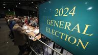 Counting takes place at RDS Simmonscourt, Dublin after voters went to the polls to elect 174 TDs across 43 constituencies during the General Election. Picture date: Saturday November 30, 2024.