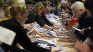 Counting takes place at RDS Simmonscourt, Dublin after voters went to the polls to elect 174 TDs across 43 constituencies during the General Election. Picture date: Saturday November 30, 2024. PA Photo. See PA story IRISH Election. Photo credit should read: Brian Lawless/PA Wire