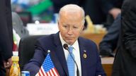 Joe Biden attends the G20 Summit.
Pic AP