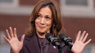 Vice President Kamala Harris delivers a concession speech after the 2024 presidential election, Wednesday, Nov. 6, 2024, on the campus of Howard University in Washington. (AP Photo/Jacquelyn Martin)