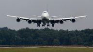 A Lufthansa 747-8. File pic