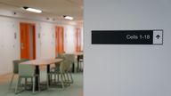 A general view of a prison wing during the official opening of HMP Fosse Way, the new Category C prison in Leicester. Picture date: Thursday June 29, 2023.