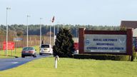 American Air Force base RAF Mildenhall. Pic: PA