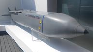 A Storm Shadow / SCALP  missile system used by Eurofighter Typhoon.
Pic: Gary Dawson/Shutterstock