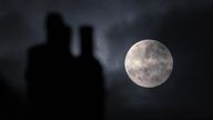 Friday's supermoon over central London 
