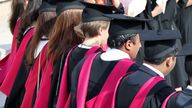 Warwick University graduates on the day of their graduation ceremony in Warwick, Britain July 17, 2017. Picture taken July 17, 2017.     REUTERS/Russell Boyce