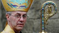 Justin Welby resigned as Archbishop of Canterbury on Tuesday. Pic: Reuters