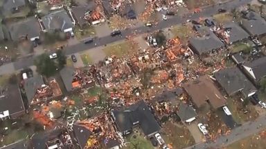 Oklahoma hit by severe storm and reported tornadoes | US News | Sky News