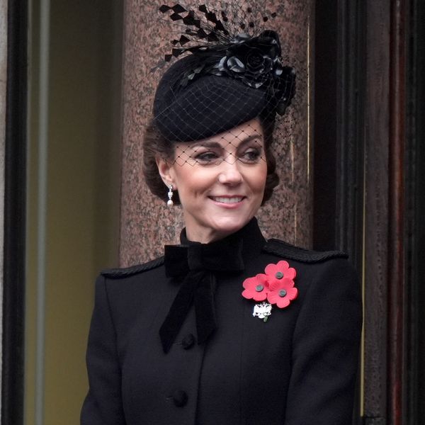 Princess of Wales watches from the balcony. Pic: PA