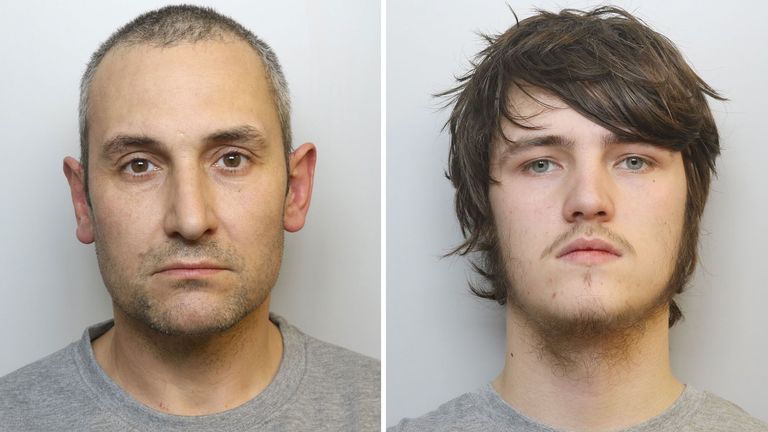 Antony Snook and Riley Tolliver.
Pic: Avon and Somerset Police/PA
