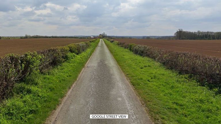 The collision took place on Batley Lane in Pleasley