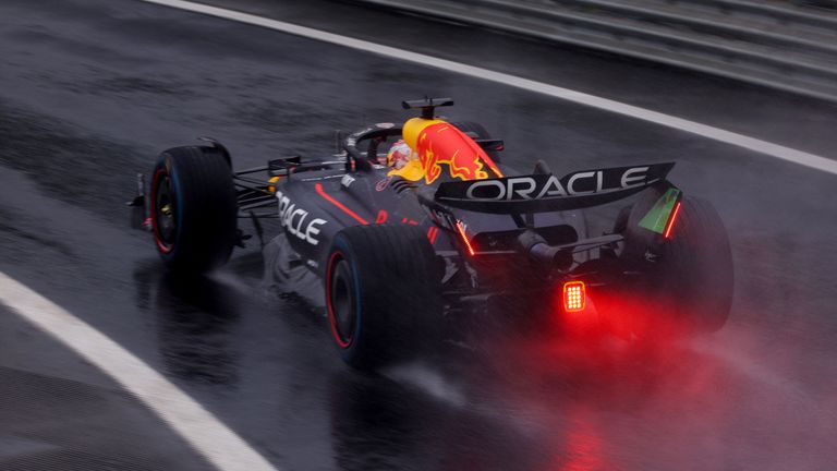 Red Bull's Max Verstappen during qualifying. Pic: Reuters