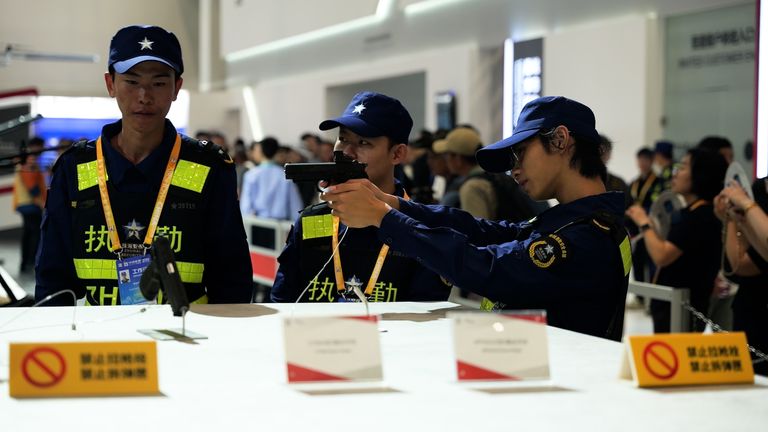 Defence exhibition near Beijing
