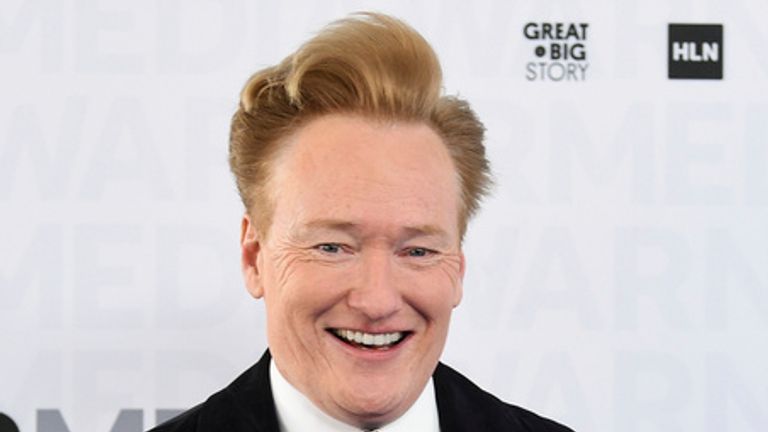 Conan O'Brien. Pic: AP