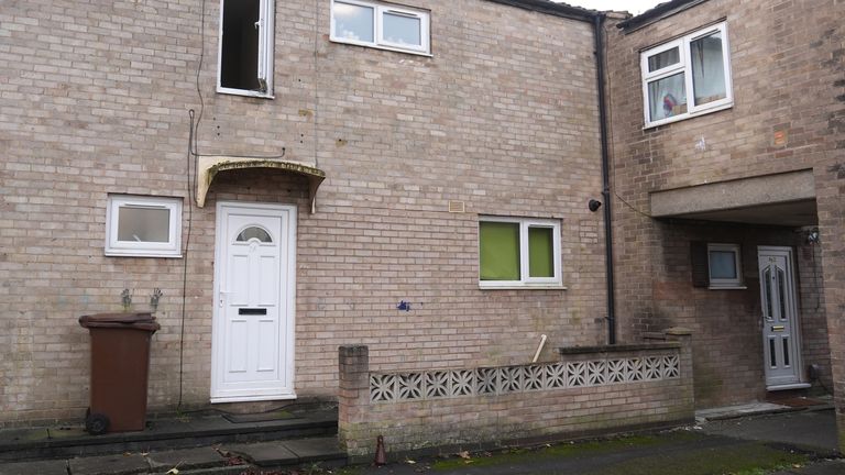 A view of the property in Skegness Walk in Corby, Northamptonshire, after the death of Harshita Brella, whose body was discovered in the boot of a car in Ilford, east London, in the early hours of Thursday. An international manhunt is underway for Pankaj Lamba, the husband of Ms Brella, who Northamptonshire Police have named as the prime suspect in the murder of the 24-year-old. Picture date: Monday November 18, 2024.