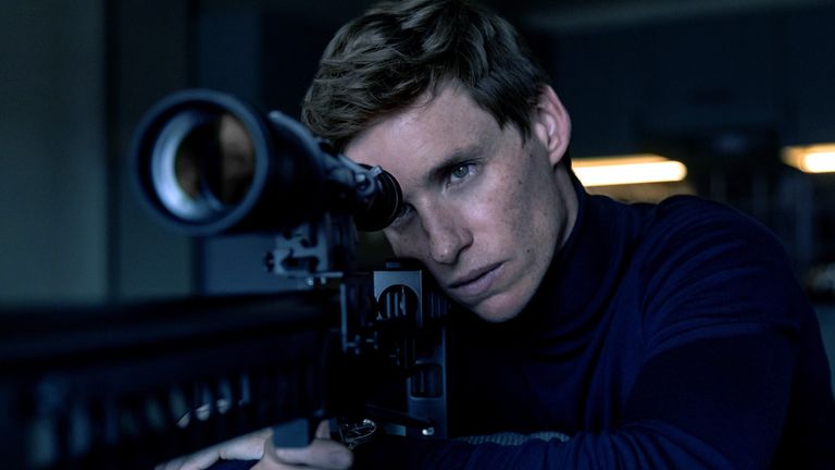 Eddie Redmayne in The Day of The Jackal. Pic: Sky UK/ Carnival Film & Television Limited 2024