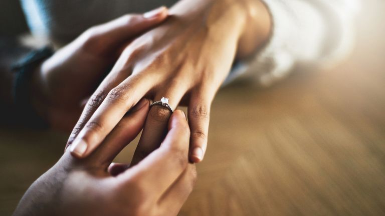 A file picture of an engagement ring. Pic: iStock